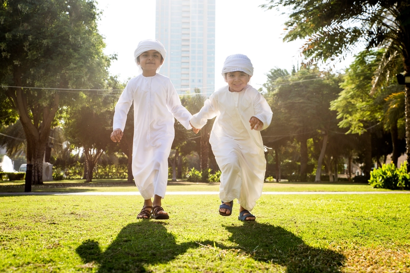arabic kids playing 